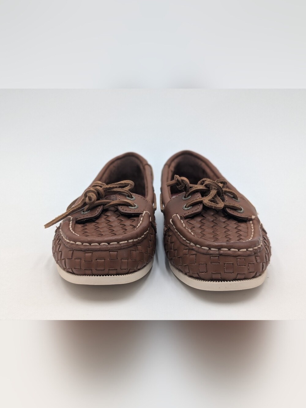NEW Sperry Top-Slider Audrey Size 6.5M Women's Cognac Brown Leather Loafers - Picture 15 of 17